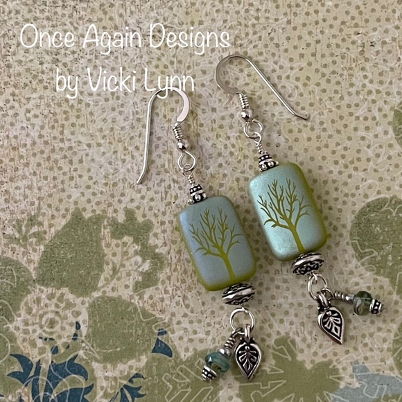 Hand Crafted Jewelry - “Letting Go” - Dangle Earrings